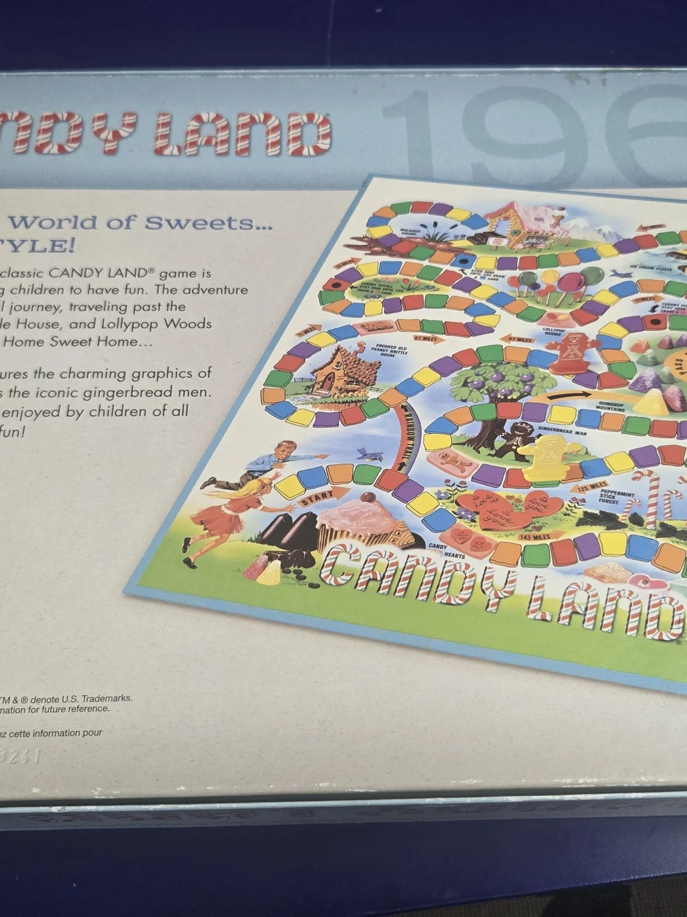 Candy Land Board Game - Classic Retro Design, Age 3+